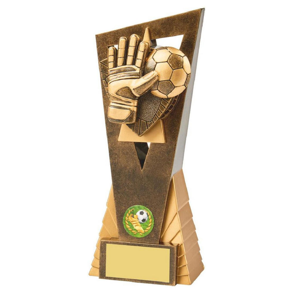 Antique Gold Football Goalie Edge Award
