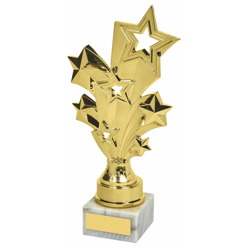 Gold Stars Achievement Trophy 220mm