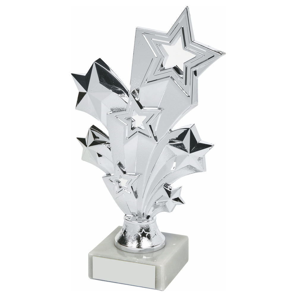 Silver Stars Achievement Trophy 185mm