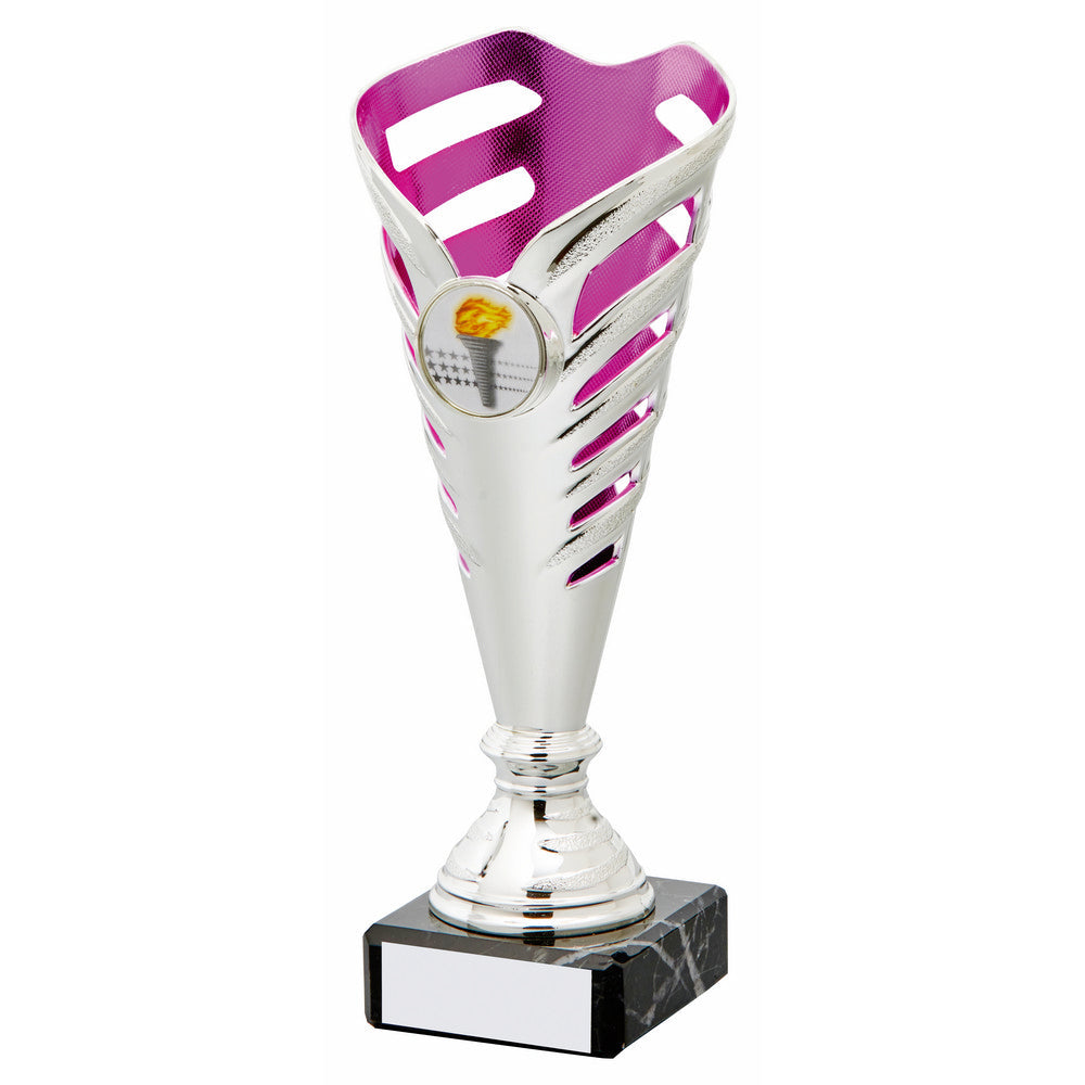 Silver and Pink Scuplture 225mm