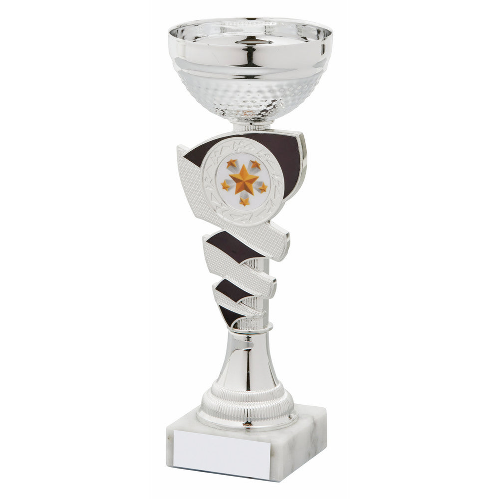 Silver and Black Cup 185mm