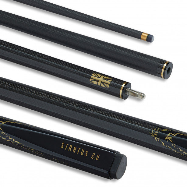 Stratus Carbon Fibre Low Deflection StrikeCore™ Snooker Cue