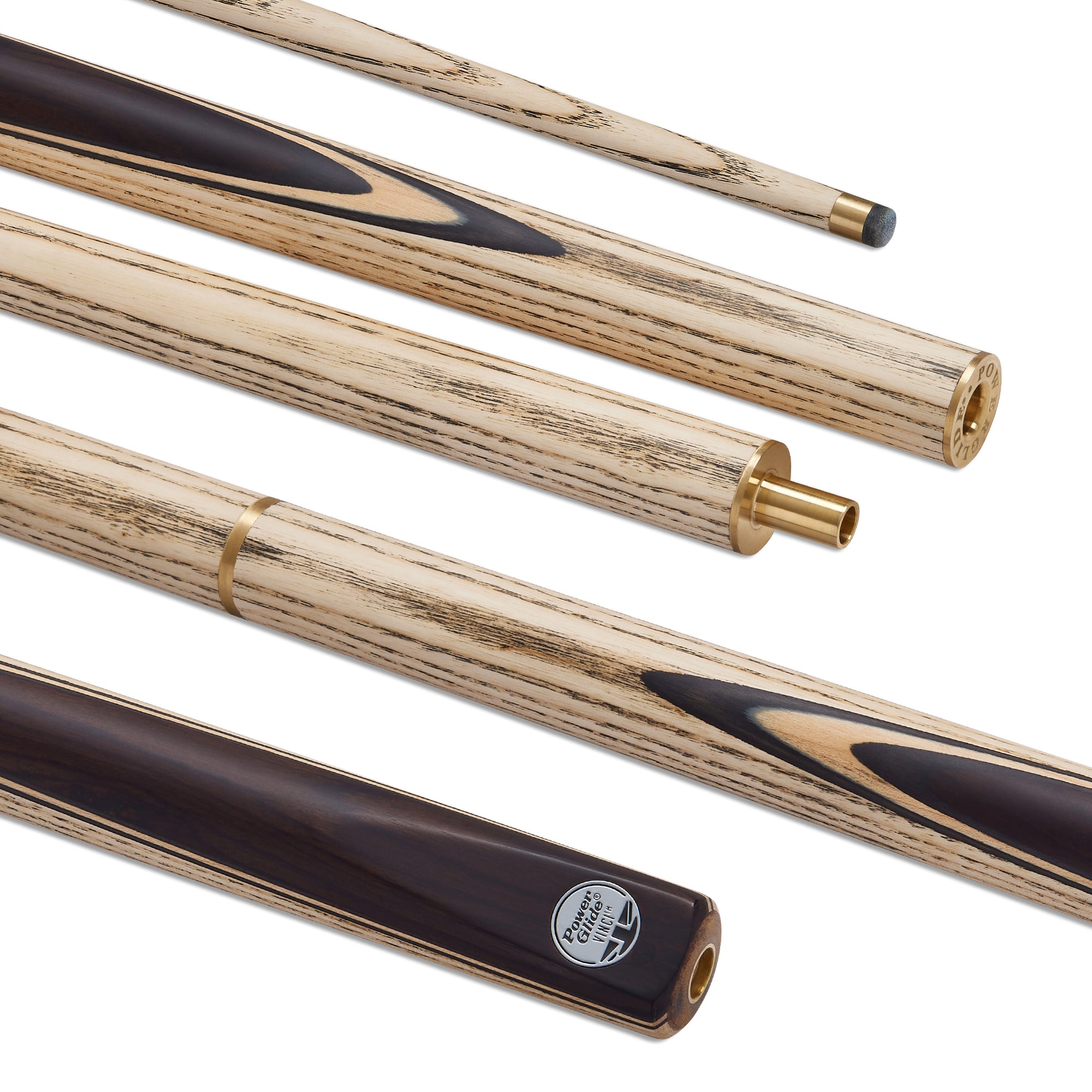 Powerglide Vinci Ash Snooker Cue 3/4 Split