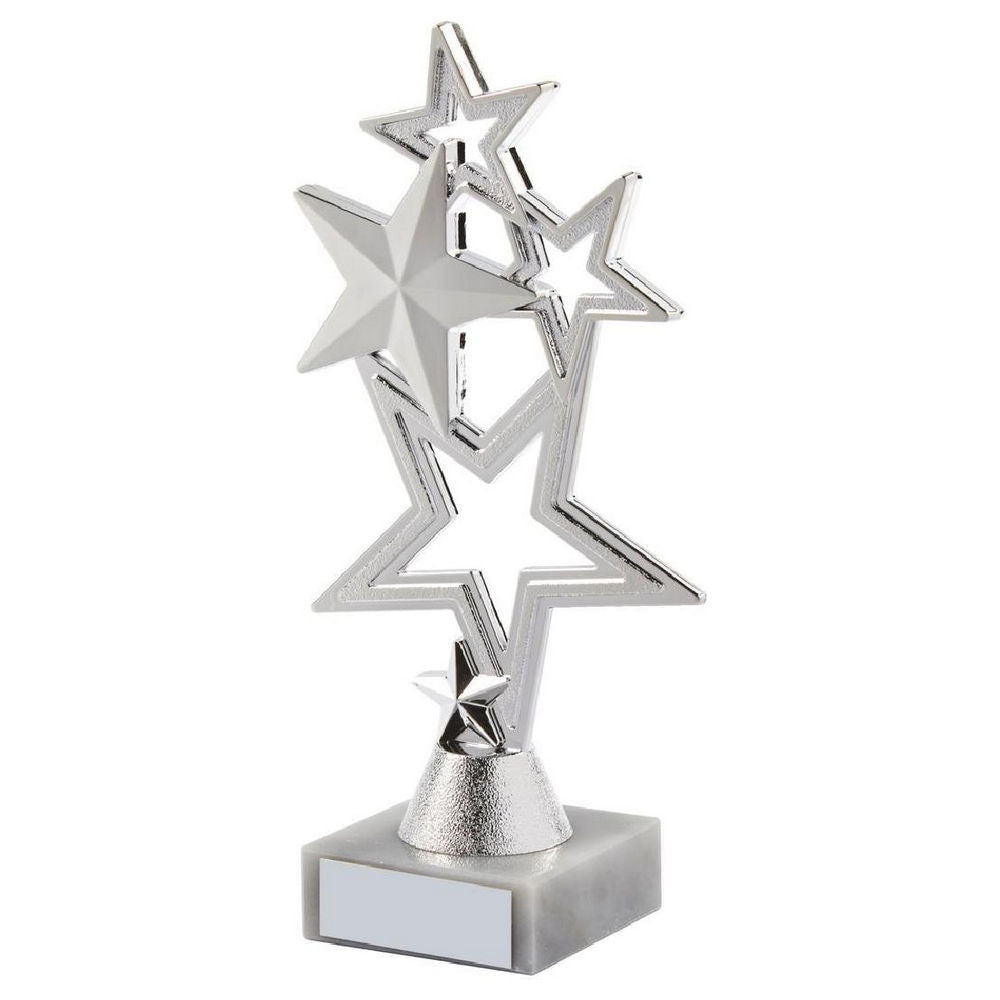 Silver Stars Achievement Trophy 190mm