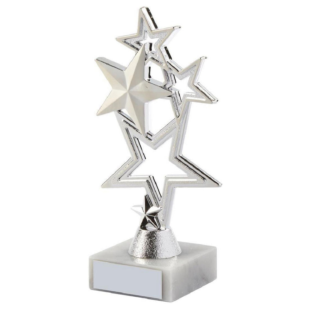 Silver Stars Achievement Trophy 160mm