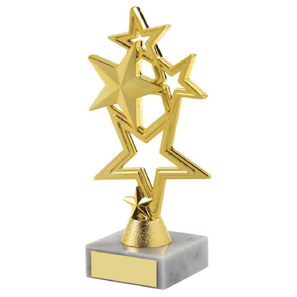 Gold Stars Achievement Trophy 160mm