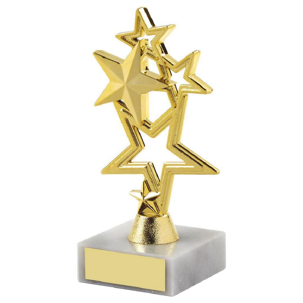 Gold Stars Achievement Trophy 140mm