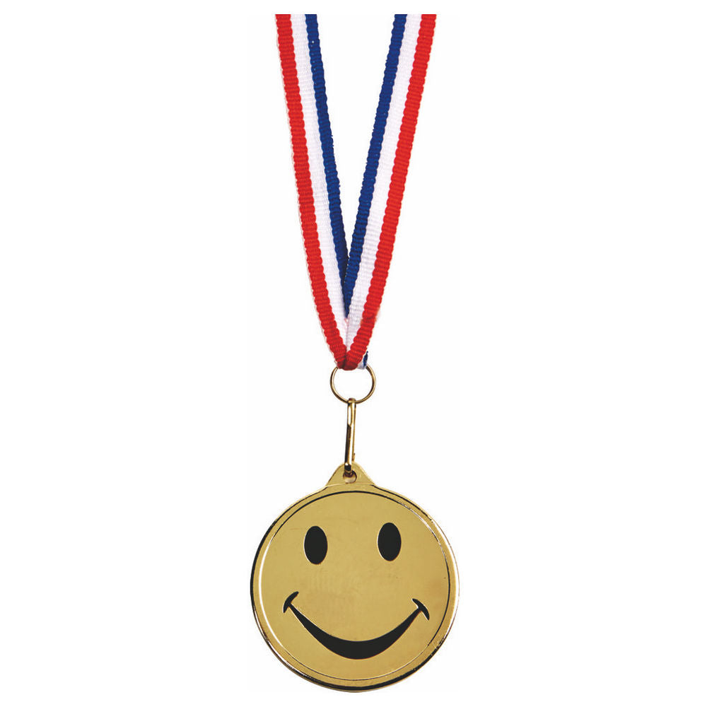 45mm Happy Medal on Red/White/Blue Ribbon 55mm