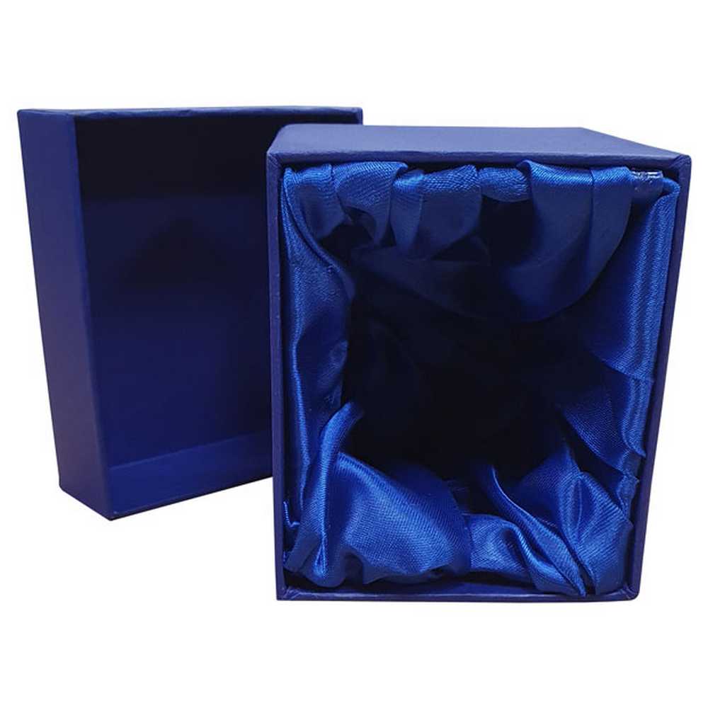 BLUE PRESENTATION BOX FITS 1 WHISKEY TIGHT - 105 x 90 x 94mm