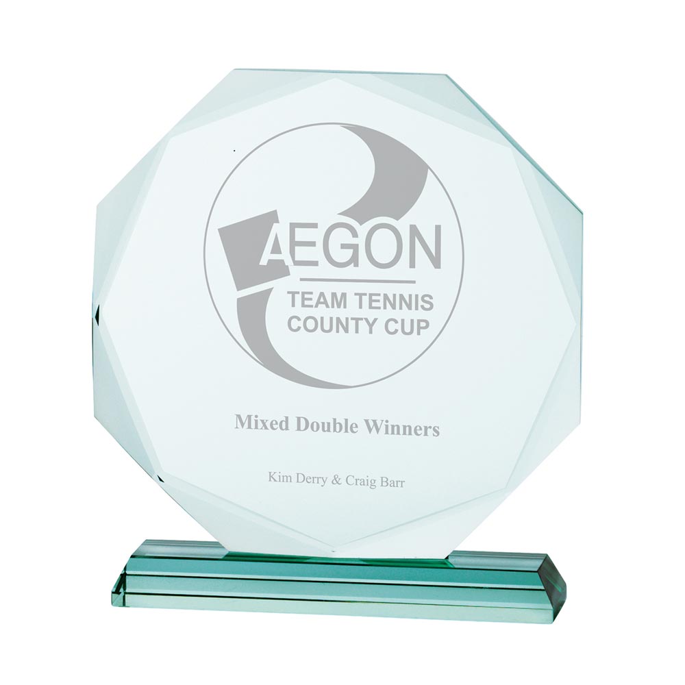 Aspire Jade Glass Award 175mm (19mm Thick)