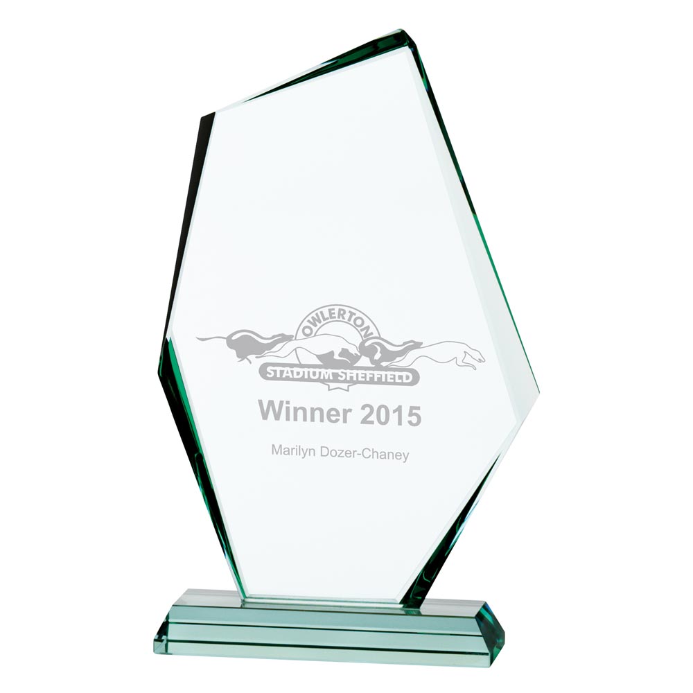 Discovery Jade Glass Award 280mm (19mm Thick)