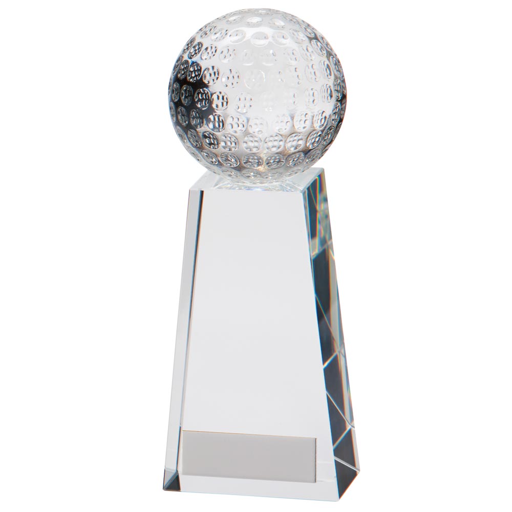 Voyager Golf Crystal Award 165mm (40mm Thick)