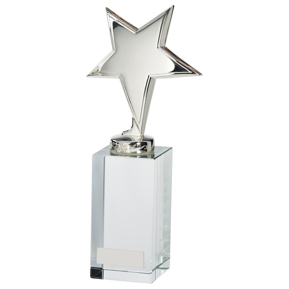 Dallas Crystal & Chrome Award 205mm (50mm Thick)