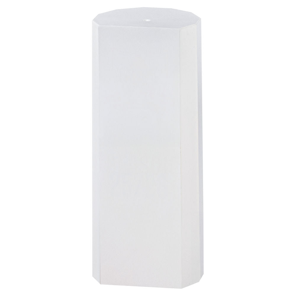 FILLED PLASTIC COLUMN IN WHITE - 6in