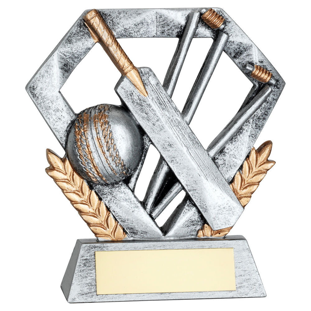 PEW/GOLD CRICKET MINI DIAMOND WITH PLATE - 4in