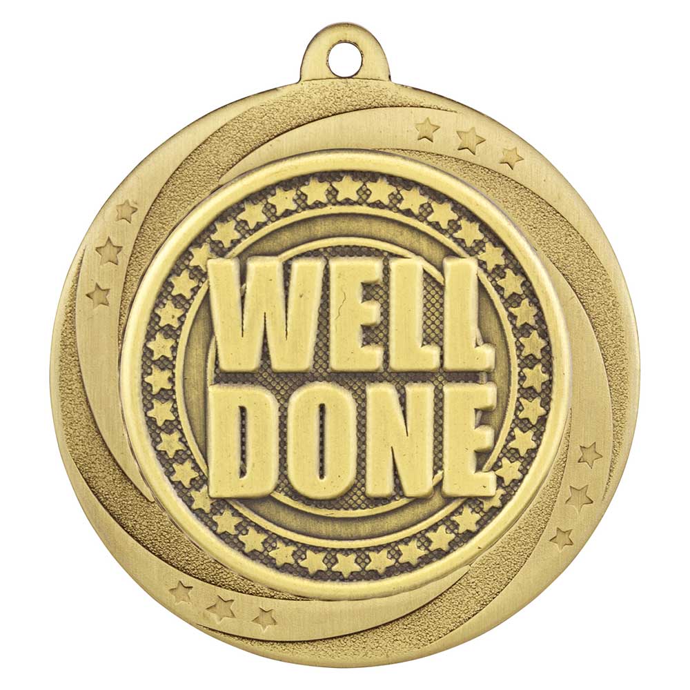 Superstar Well Done Medal Gold 60mm