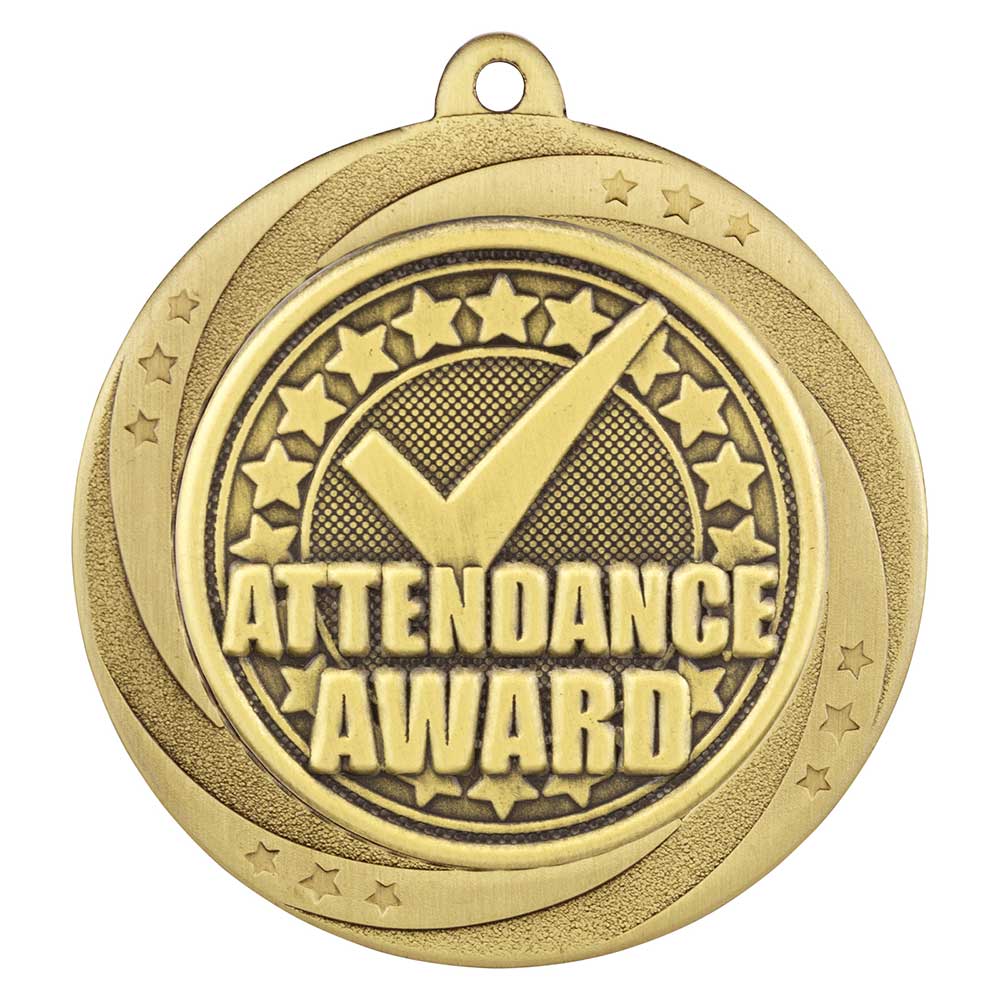 Superstar Attendance Medal Gold 60mm