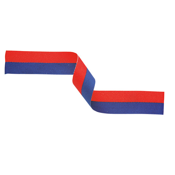Medal Ribbon Blue & Red 395x22mm