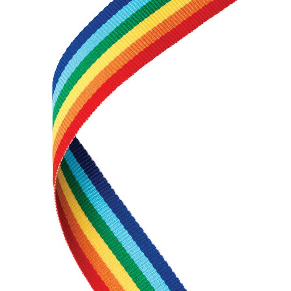 MEDAL RIBBON RAINBOW - 30 X 0.875in