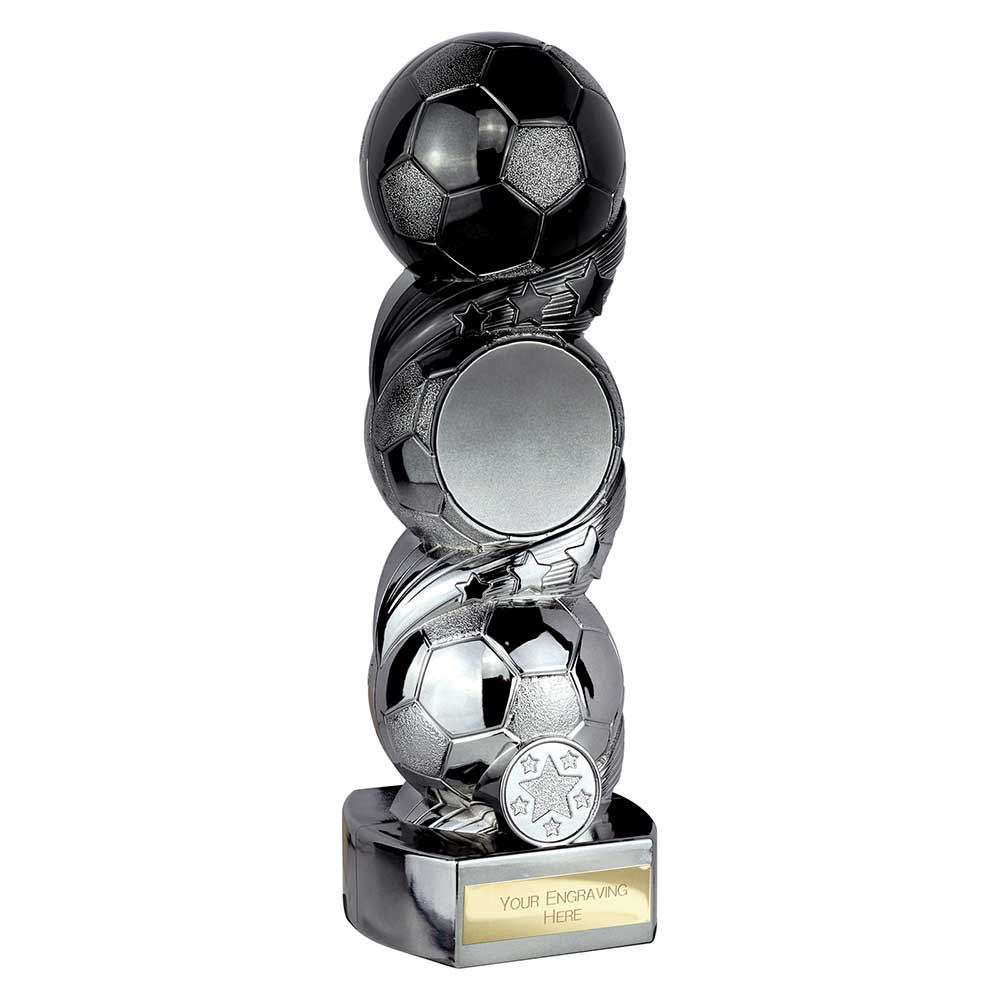 Hat-trick Strike Football Carbon Black & Gunmetal 240mm