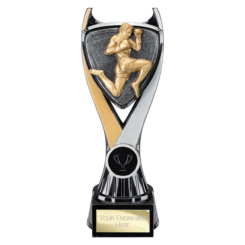Wolverine Tower Kickboxing Carbon Black & Fusion Gold 200mm