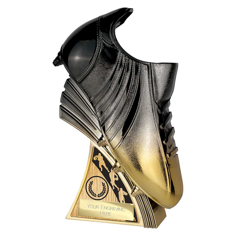 Power Boot Rugby Award Carbon Black & Gold 230mm