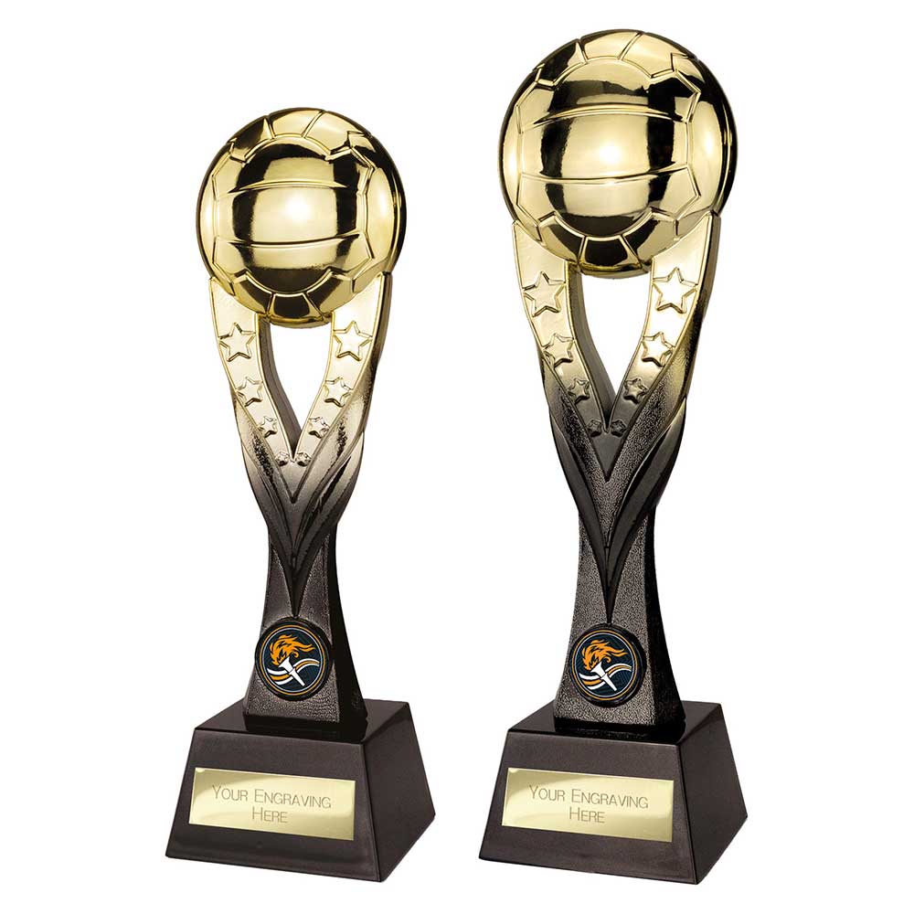 Extreme Netball Gold & Carbon Black 260mm