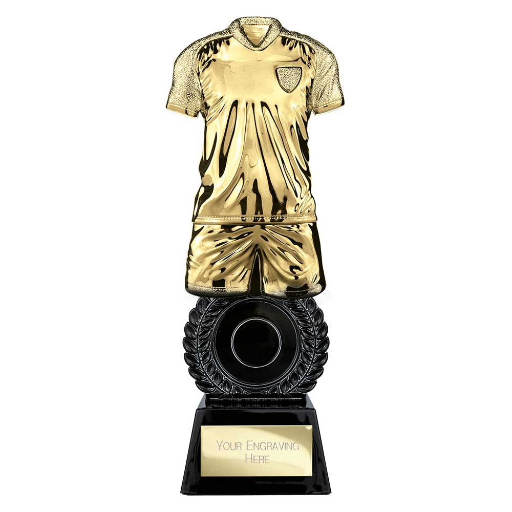 Intensity Football Award Gold & Carbon Black 260mm