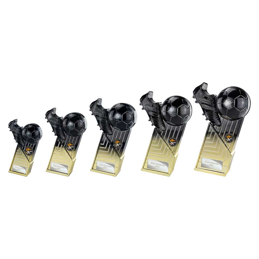 The Marauders Football Heavyweight Carbon Black & Gold 190mm