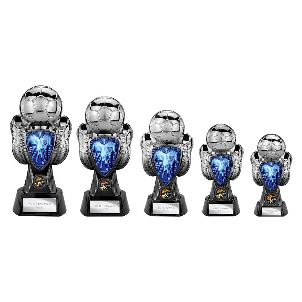 Tournament Heavyweight Blue Shirt Gunmetal & Black 220mm