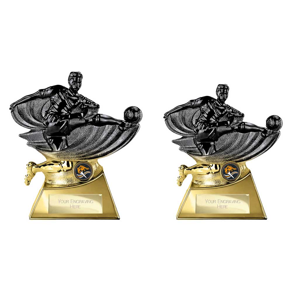 Power Strike Football Heavyweight Carbon Black & Gold 200mm