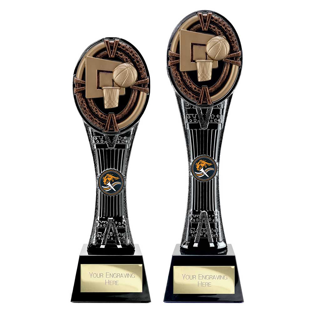 Maverick Extreme Tower Basketball Award Black & Antique Bronze 260mm