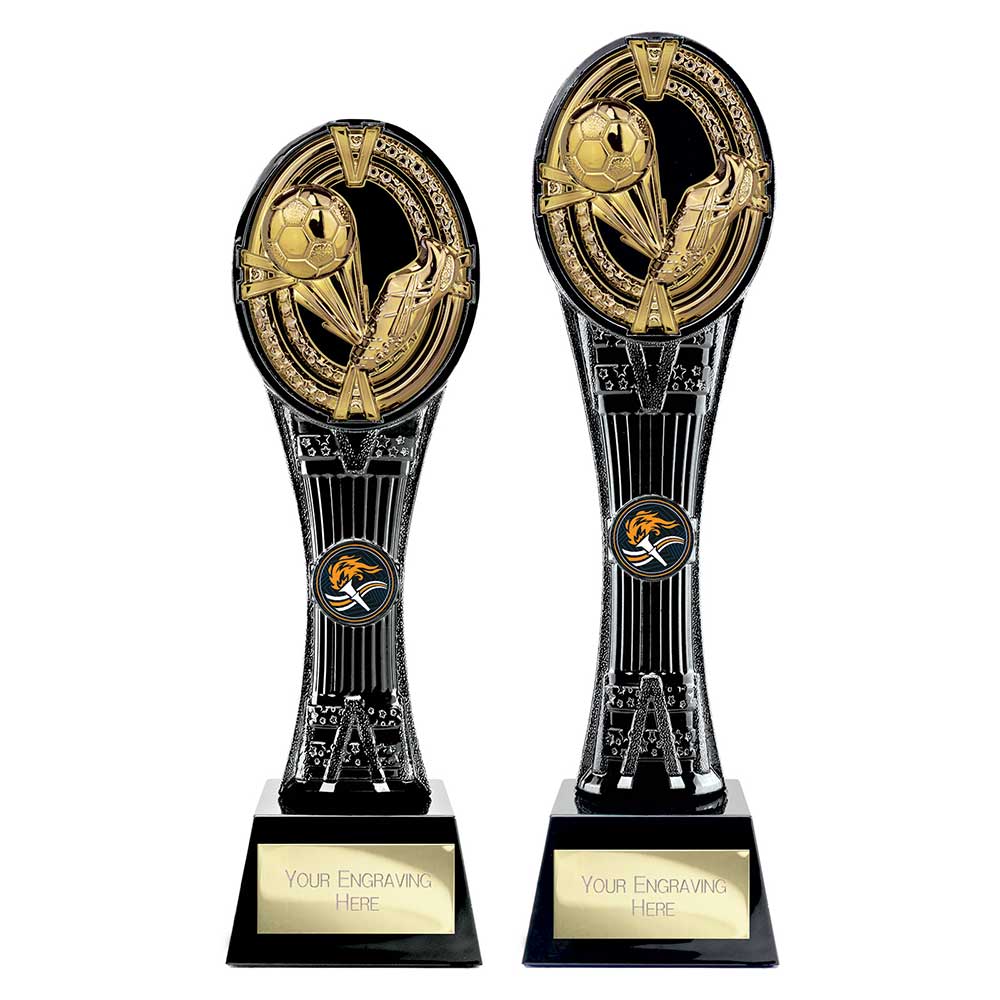 Maverick Extreme Tower Football Award Black & Fusion Gold 260mm