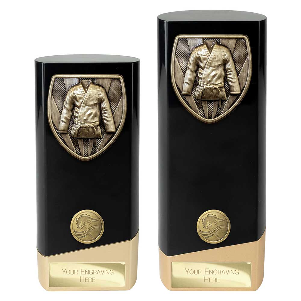 Prime Cobra Martial Arts Award Black & Gold 190mm