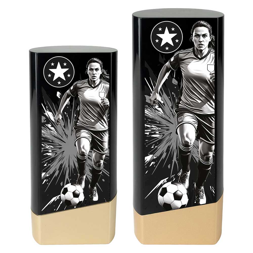 Prime Heavyweight Ladies Football Black & Gold 190mm