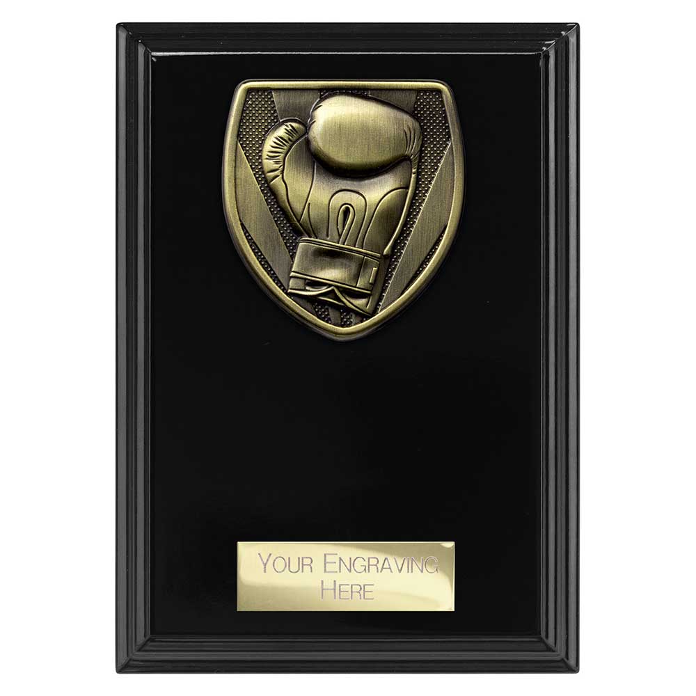 Cobra Plaque Boxing Award Epic Black 150mm