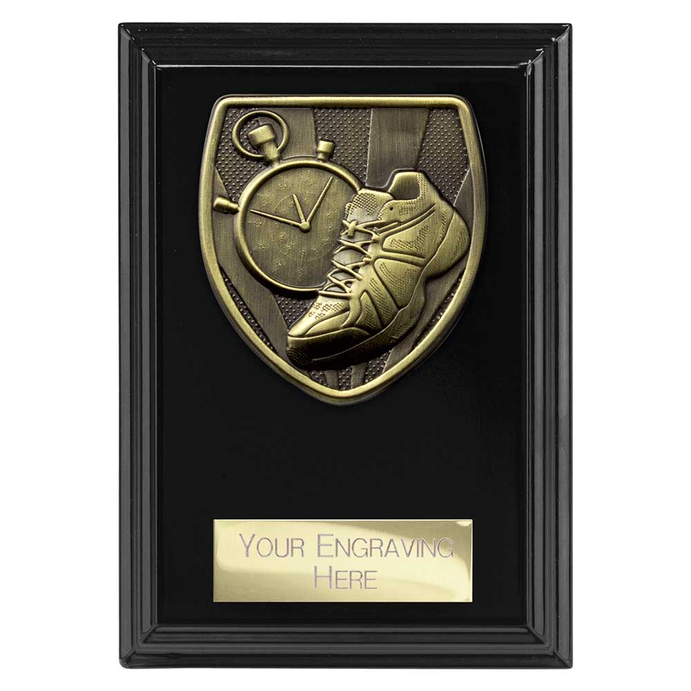 Cobra Plaque Running Award Epic Black 125mm
