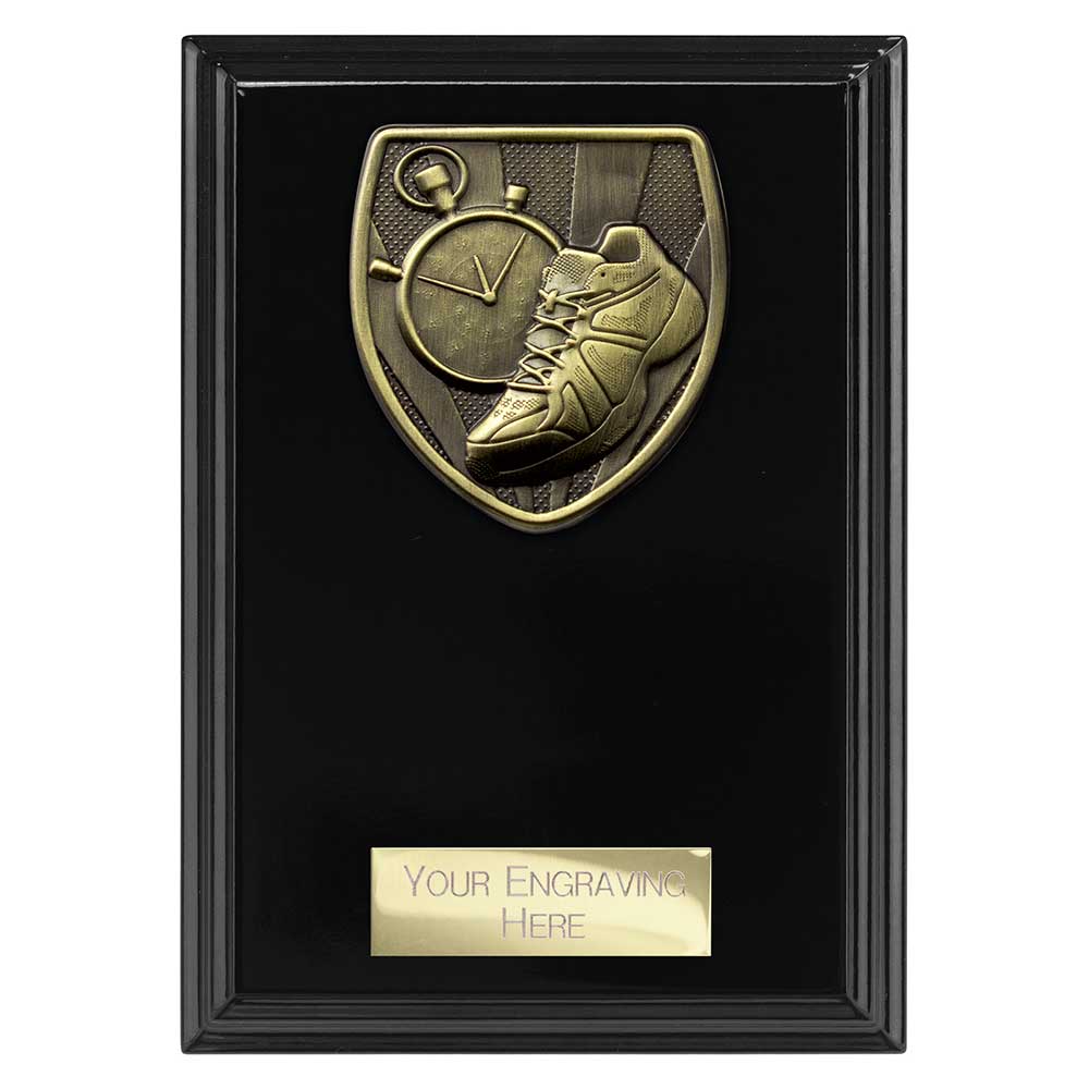 Cobra Plaque Running Award Epic Black 150mm