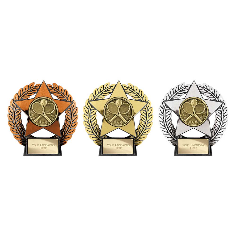 Emperor Star Tennis Plaque Silver 120mm