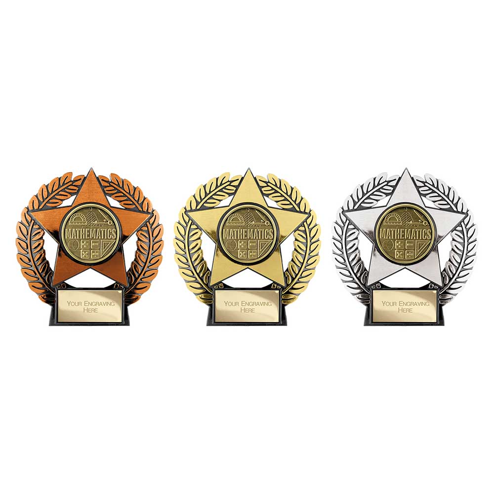 Emperor Star Maths Plaque Gold 120mm