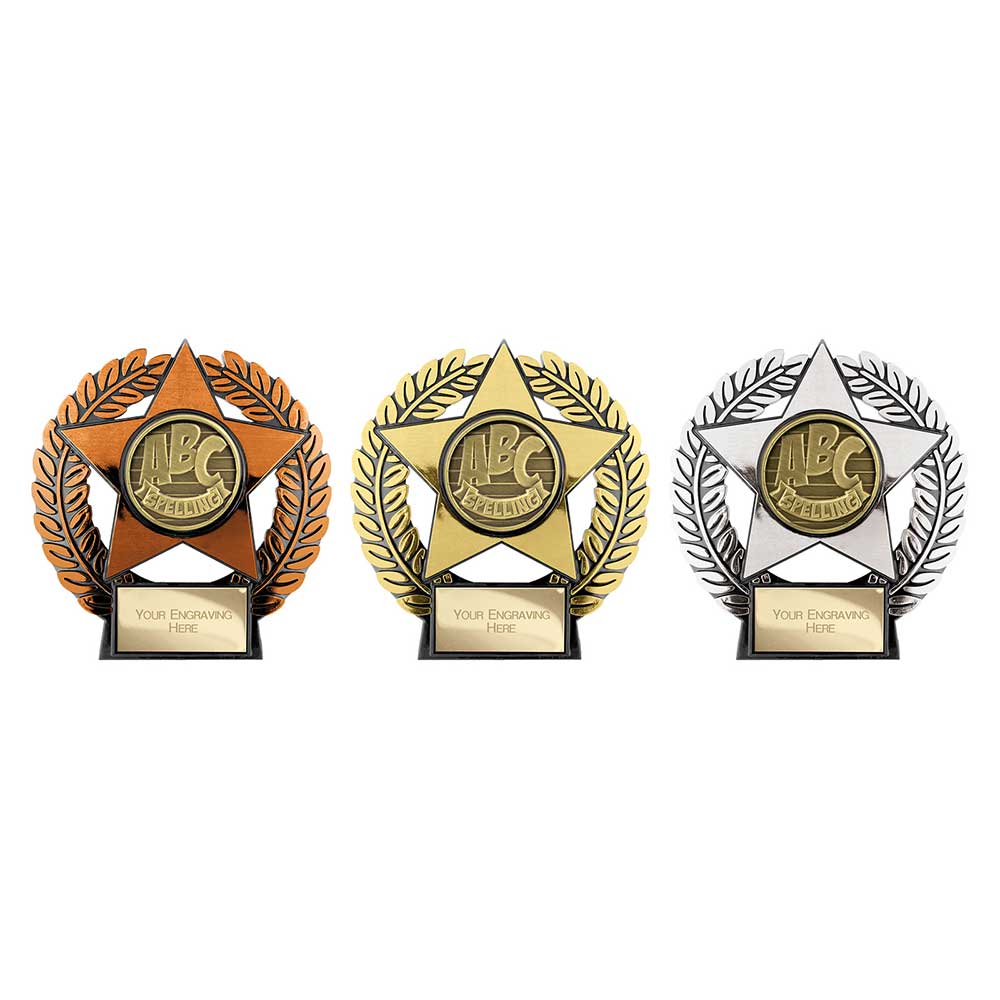 Emperor Star Spelling Plaque Silver 120mm