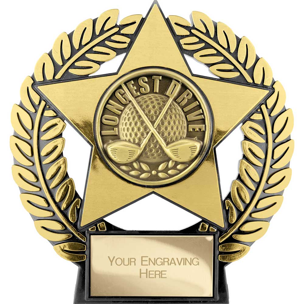 Emperor Star Longest Drive Plaque Gold 120mm