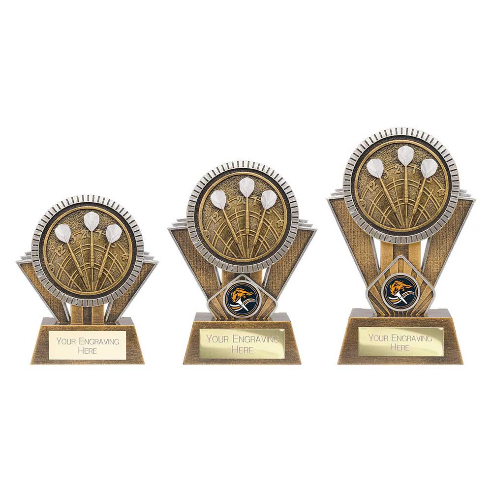 Apex Ikon Darts Award Gold & Silver 155mm