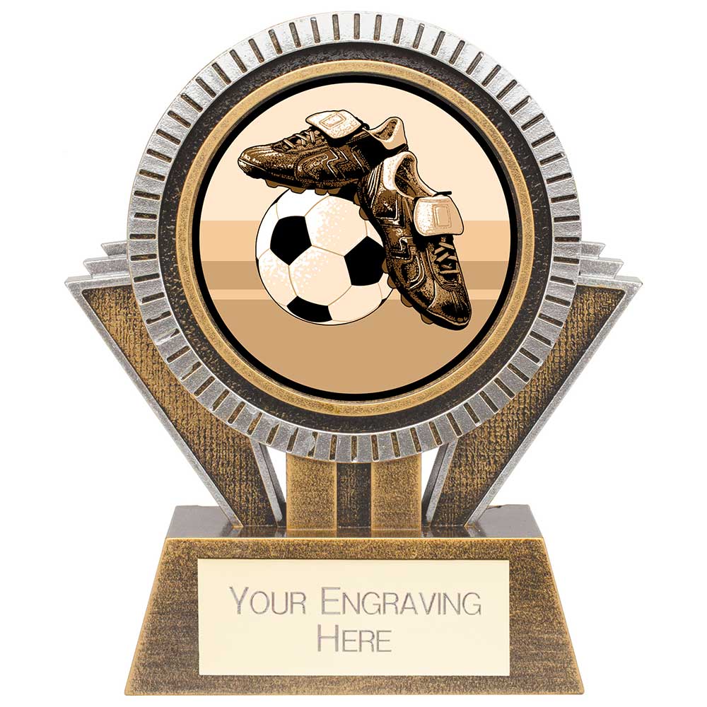 Apex Football Award Gold & Silver 130mm