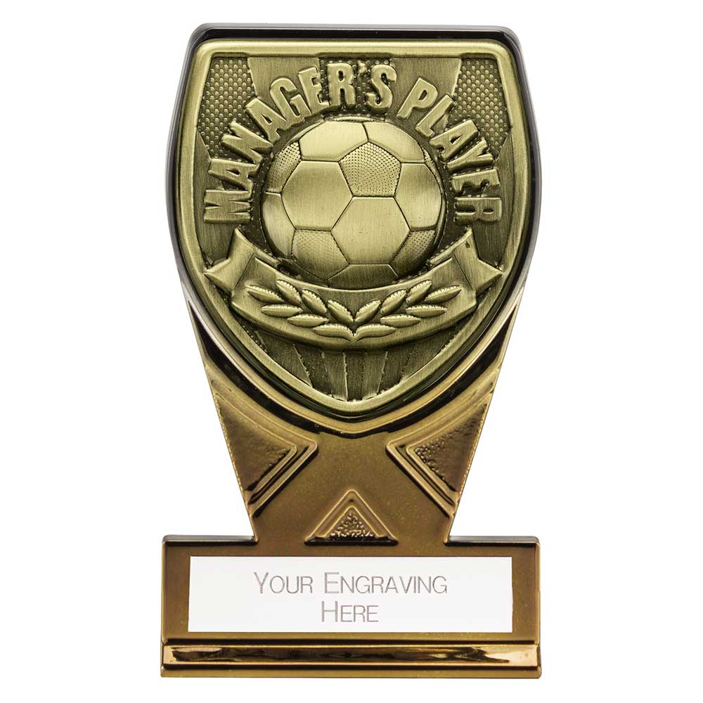 Fusion Cobra Managers Player Plaque Award Black & Gold 110mm