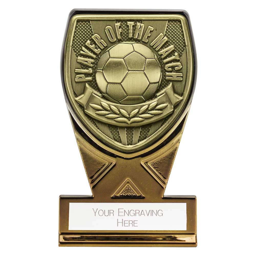 Fusion Cobra Player of Match Plaque Award Black & Gold 110mm