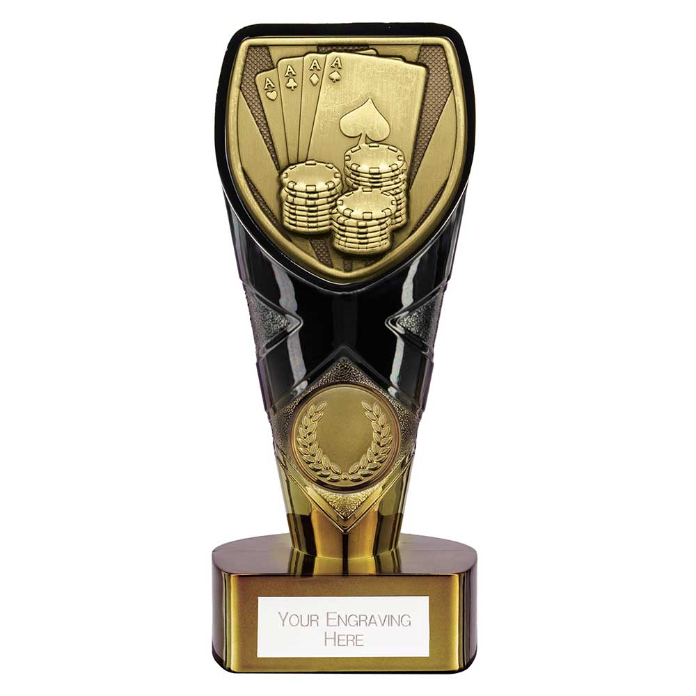 Fusion Cobra Cards Award Black & Gold 150mm