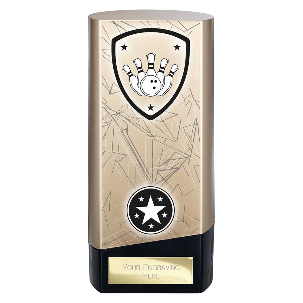 Prime Heavyweight Ten Pin Bowling Gold & Black 160mm