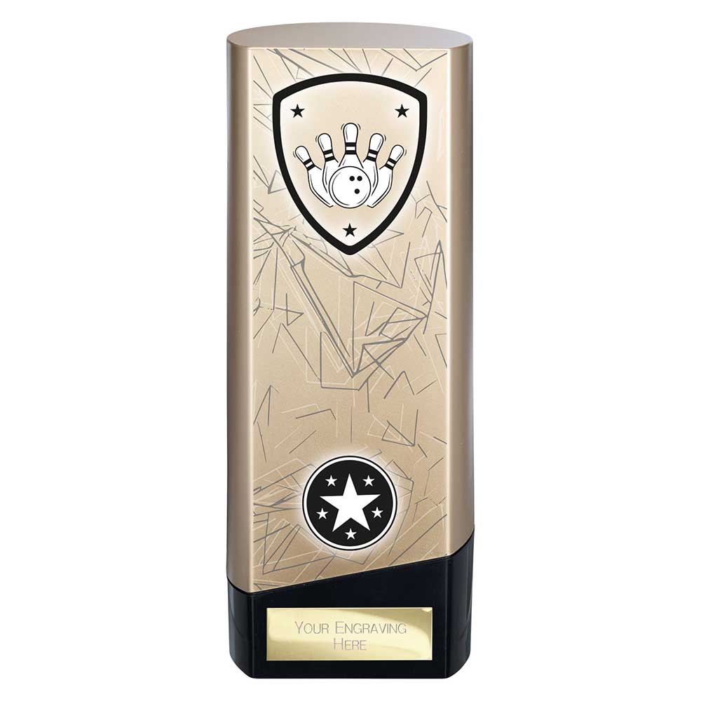 Prime Heavyweight Ten Pin Bowling Gold & Black 190mm