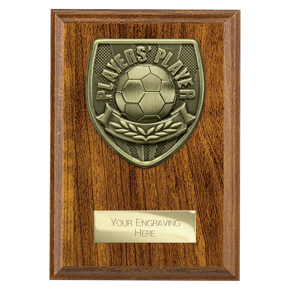 Cobra Plaque Players Player Award Walnut 150mm